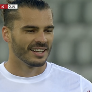 Karlo Muhar a ratat un penalty în Lugano – CFR Cluj // FOTO: Captură PrimaSport