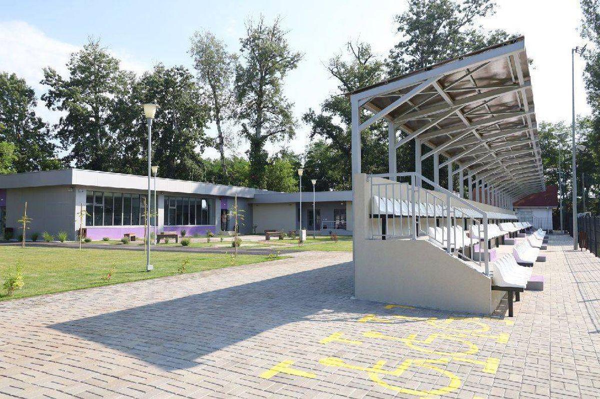 Noul complex sportiv de la Pitești: imagini cu baza construită în Parcul Ștrand, aproape de „Maracana piteșteană” a marelui Dobrin