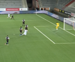 Louis Munteanu a obținut un penalty în Lugano – CFR Cluj // FOTO: Captură PrimaSport