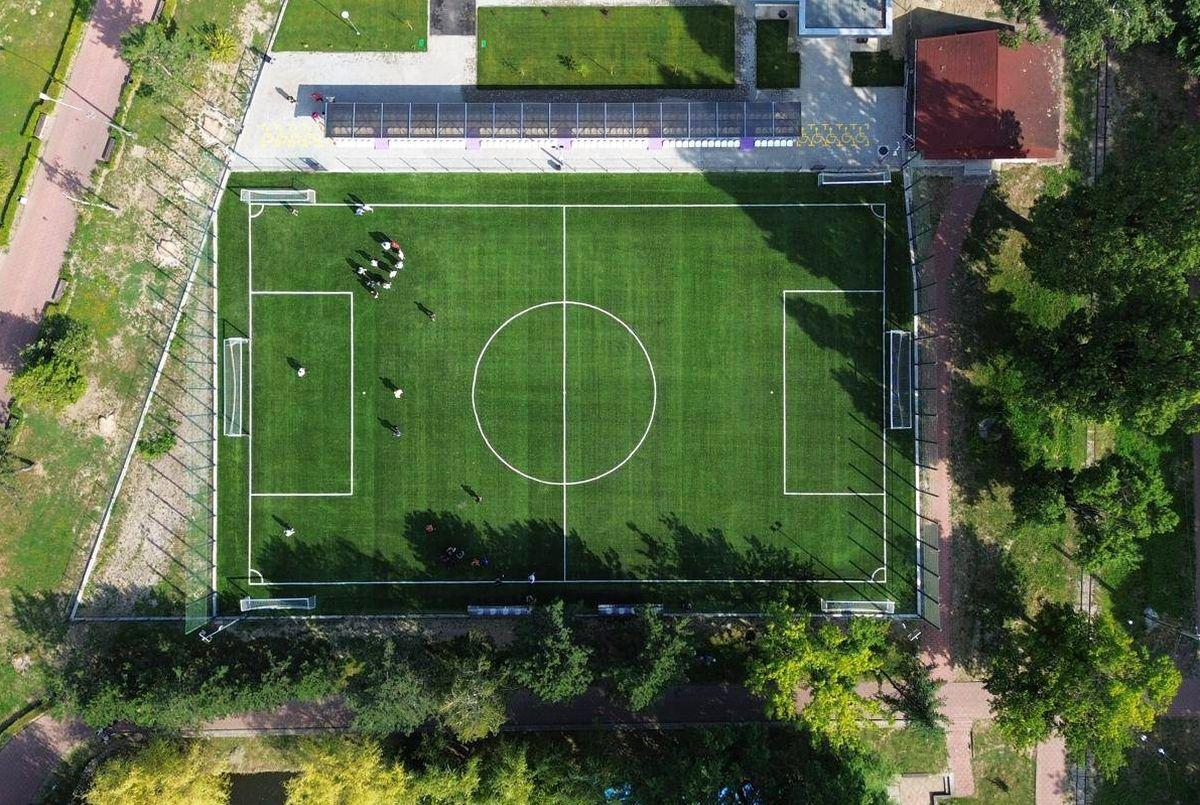Noul complex sportiv de la Pitești: imagini cu baza construită în Parcul Ștrand, aproape de „Maracana piteșteană” a marelui Dobrin