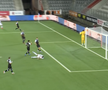 Louis Munteanu a obținut un penalty în Lugano – CFR Cluj // FOTO: Captură PrimaSport