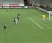Louis Munteanu a obținut un penalty în Lugano – CFR Cluj // FOTO: Captură PrimaSport