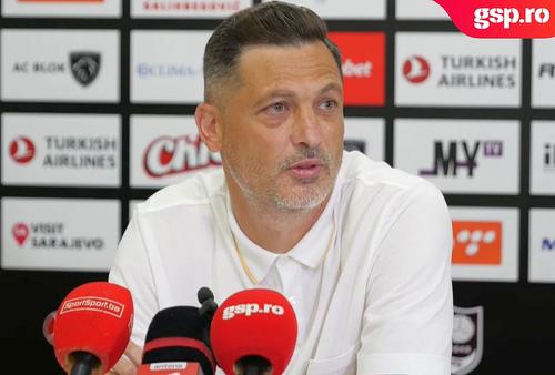 Mirel Rădoi, la conferința de presă