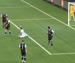 Louis Munteanu a obținut un penalty în Lugano – CFR Cluj // FOTO: Captură PrimaSport
