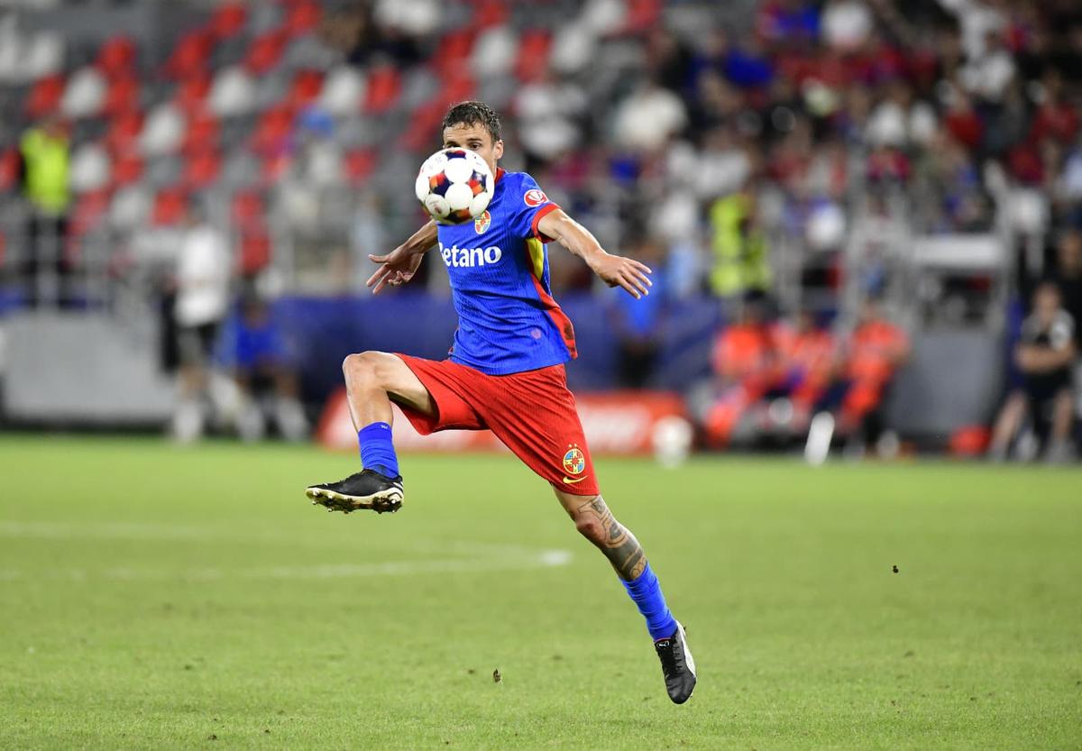 Imagini de la finalul meciului FCSB - Auda