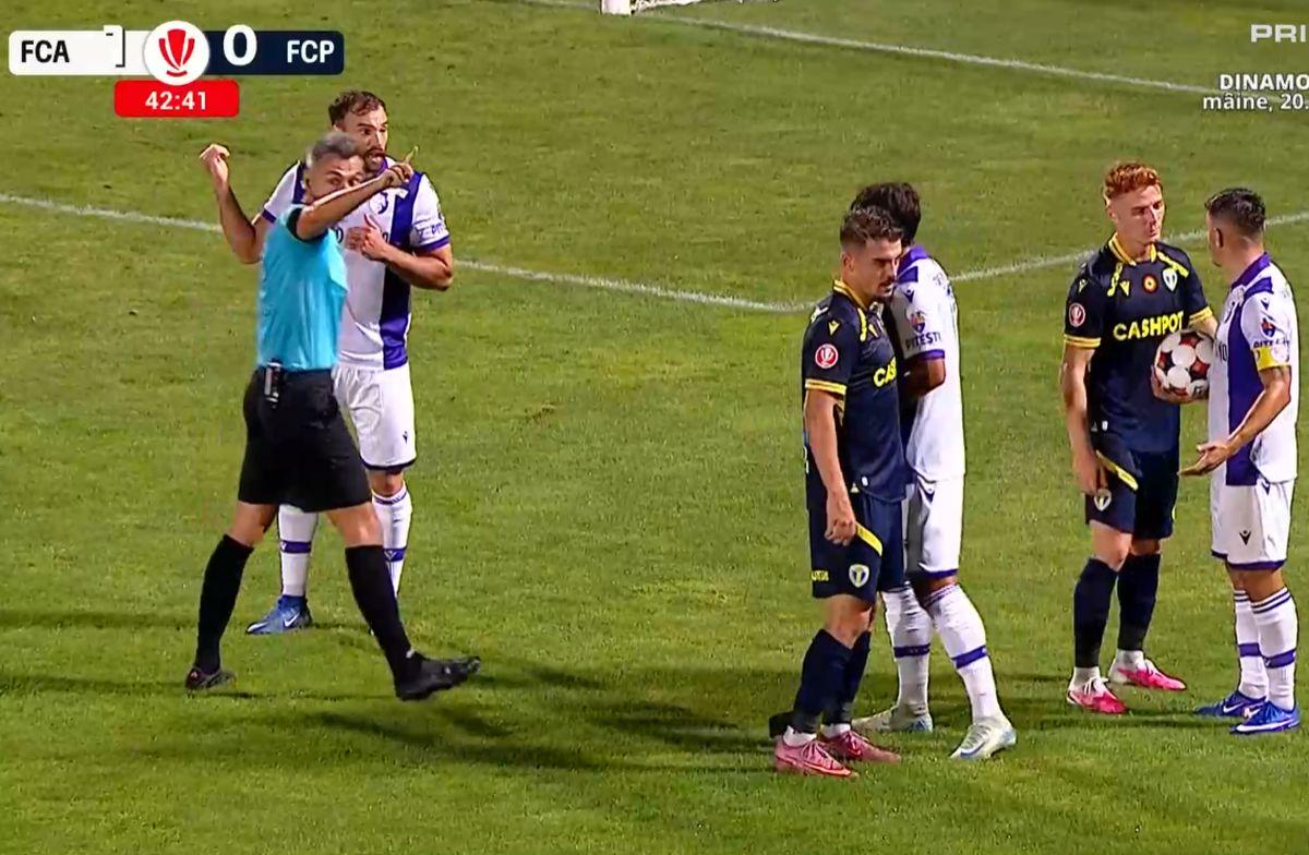 „Roșu” Ricardo Matos în FC Argeș - Petrolul