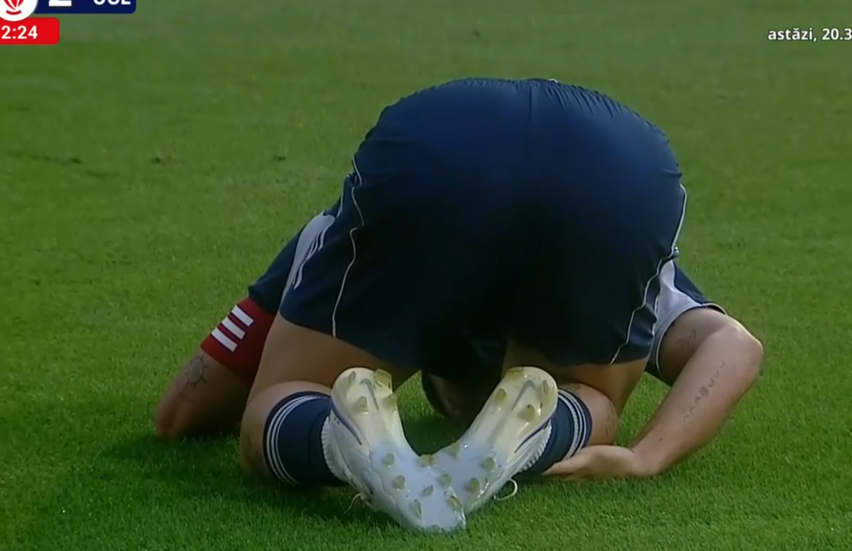Joao Lameira a cerut fault înaintea golului de 1-2 din UTA - Oțelul