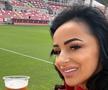 Ramona Elena, celebra suporteriță a UT-ei Arad // FOTO Instagram @ramo_elena_44