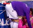 Cătălin Straton, în lacrimi la FC Argeș - Petrolul / FOTO: Captură TV @Digi Sport 1