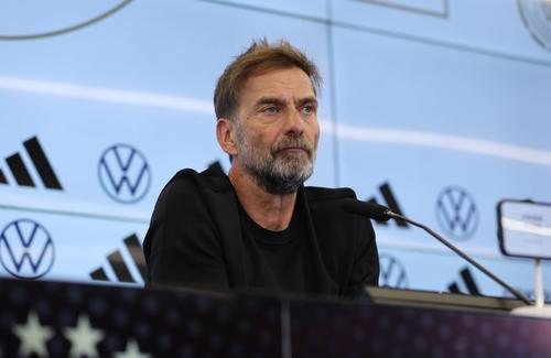 Jurgen Klopp, la prezentarea sa în calitate de selecționer al Germaniei / Foto: Imago