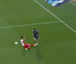 Joao Lameira a cerut fault înaintea golului de 1-2 din UTA - Oțelul / FOTO: Prima Sport 1