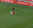 Joao Lameira a cerut fault înaintea golului de 1-2 din UTA - Oțelul / FOTO: Prima Sport 1