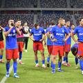 Vali Crețu, Luca Stancu, Denis Politic, Daniel Bîrligea, Risto Radunovic, Eddy Gnahore, Andre Duarte, după FCSB - Auda // Foto: Cristi Preda (GSP)
