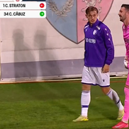 Cătălin Straton, în lacrimi la FC Argeș - Petrolul / FOTO: Captură TV @Digi Sport 1