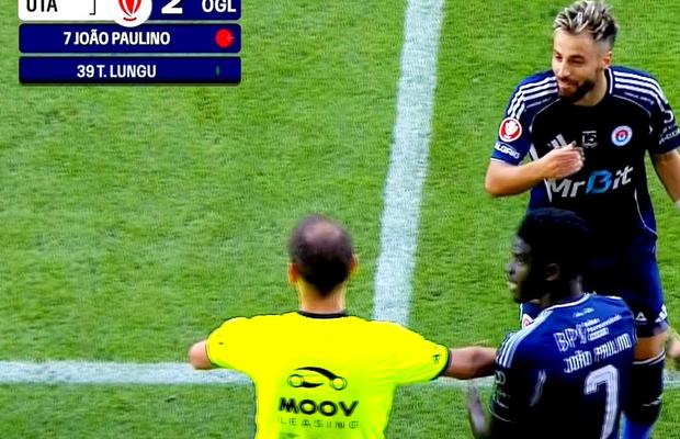 Andrei Ciobanu, primul fotbalist pedepsit de noua regulă din Superligă: „Nu mi-a arătat numărul”