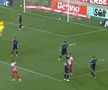 Joao Lameira a cerut fault înaintea golului de 1-2 din UTA - Oțelul / FOTO: Prima Sport 1
