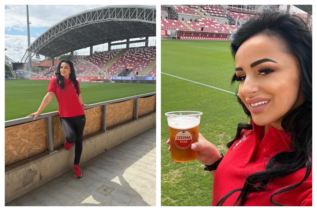 Liber la bere pe stadioane! Cea mai cunoscută susținătoare a celor de la UTA a furat startul