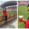 Ramona Elena, celebra suporteriță a UT-ei Arad // FOTO Instagram @ramo_elena_44