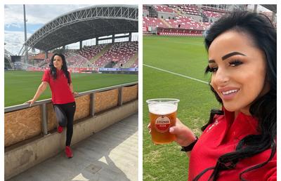 Liber la bere pe stadioane! Cea mai cunoscută susținătoare a celor de la UTA a furat startul