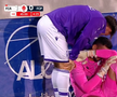 Cătălin Straton, în lacrimi la FC Argeș - Petrolul / FOTO: Captură TV @Digi Sport 1