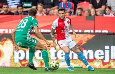 SLAVIA PRAGA - BOHEMIANS 4-0 // VIDEO Fără Stanciu, dar cu Băluță titular, Slavia și-a turat motoarele pentru returul cu CFR