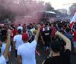 Dinamo - Hermannstadt. FOTO Fanii „câinilor”, invazie la Arena Națională, fără măsuri de distanțare! Contestă planul șefilor spanioli