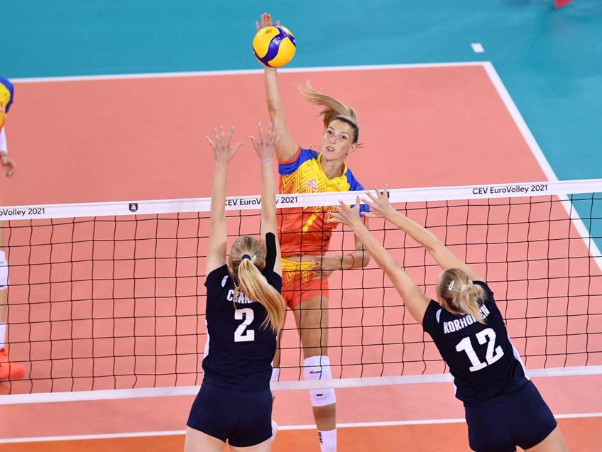 România - Finlanda, Campionatul European de volei feminin