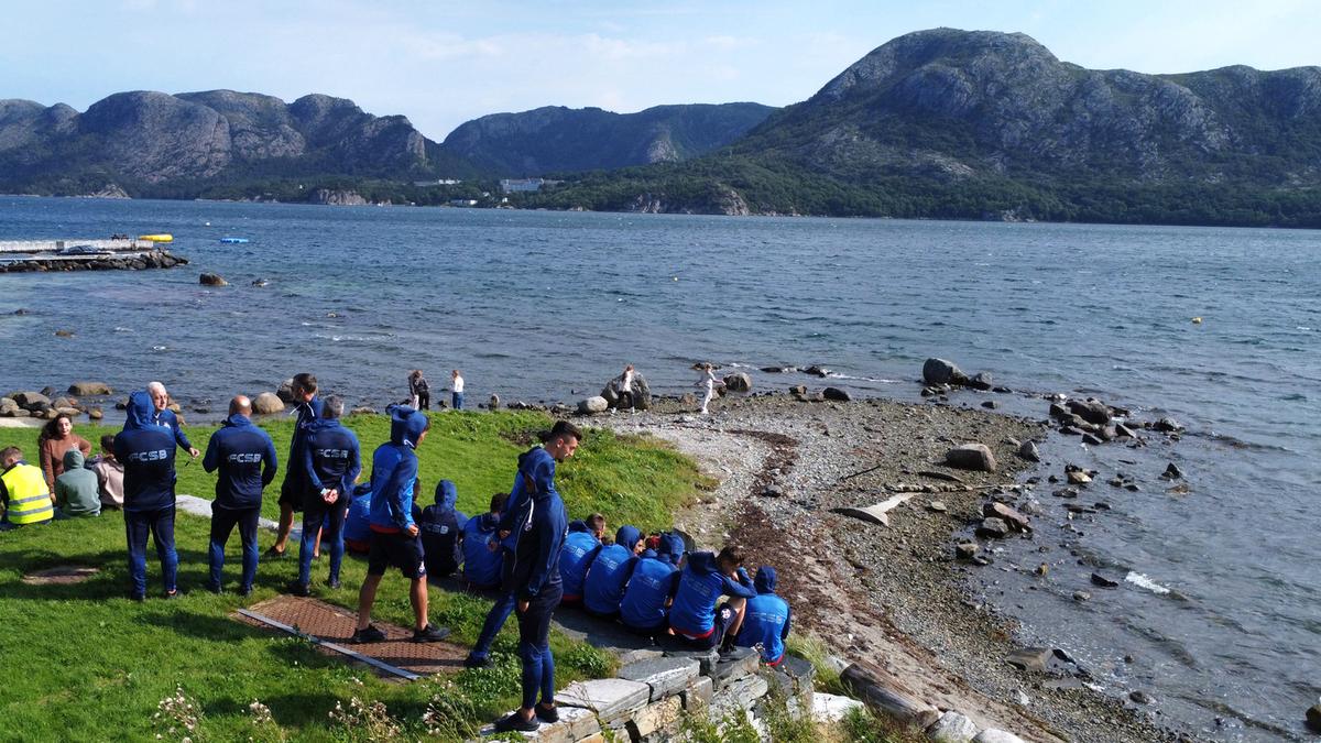 EXCLUSIV FOTO&VIDEO. Reporterii GSP au însoțit FCSB la o plimbare printre fiordurile spectaculoase ale Norvegiei » Imagini filmate din dronă