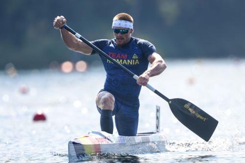 Cătălin Chirilă în acțiune la Duisburg FOTO Bence Vekassy/Planet Canoe
