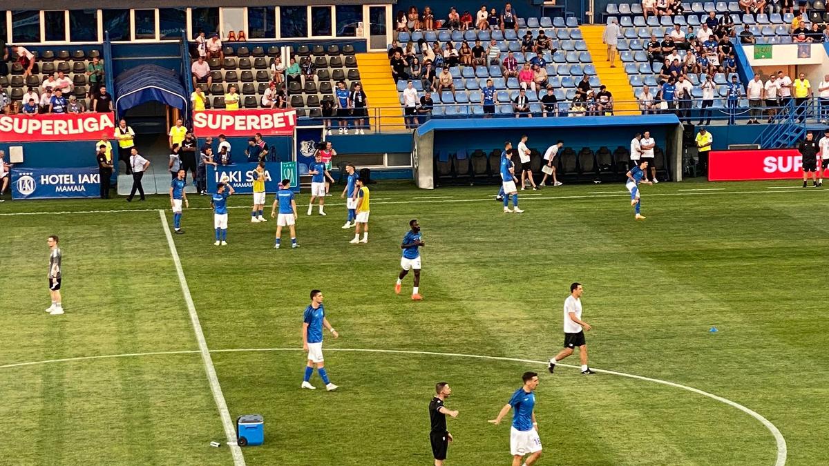 Farul - HJK Helsinki, imagini dinainte de meci