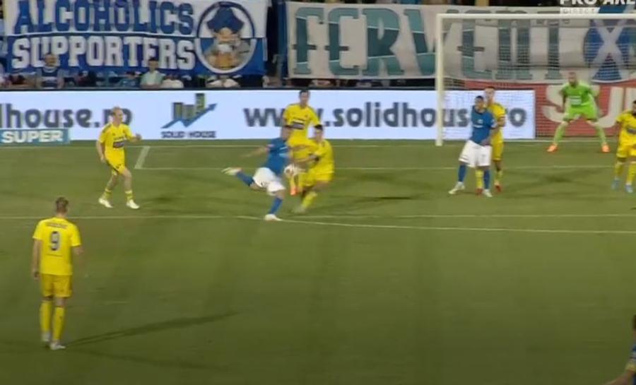 FOTO: Captură TV @Pro Arena Budescu, sclipitor în drumul „Regelui” spre grupele Conference League » Farul revine fantastic cu HJK și e la 90 de minute de istorie