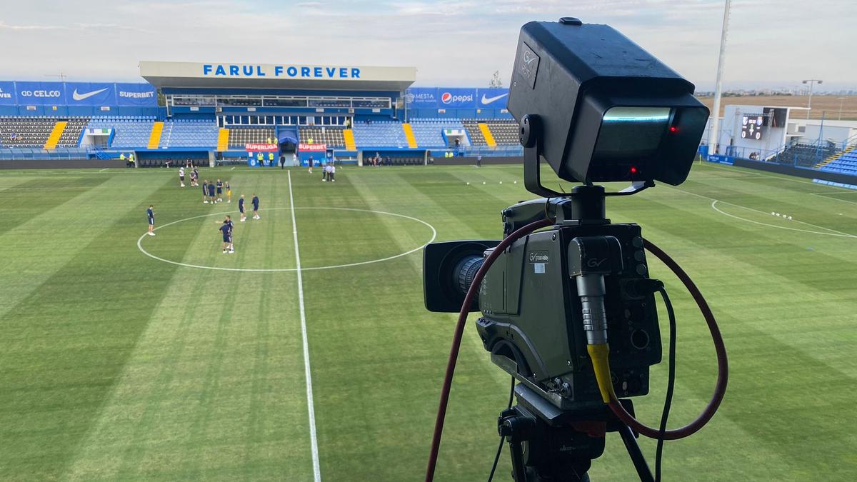 Farul - HJK Helsinki, imagini dinainte de meci