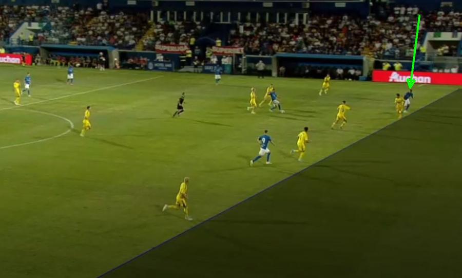 FOTO: Captură TV @Pro Arena Budescu, sclipitor în drumul „Regelui” spre grupele Conference League » Farul revine fantastic cu HJK și e la 90 de minute de istorie