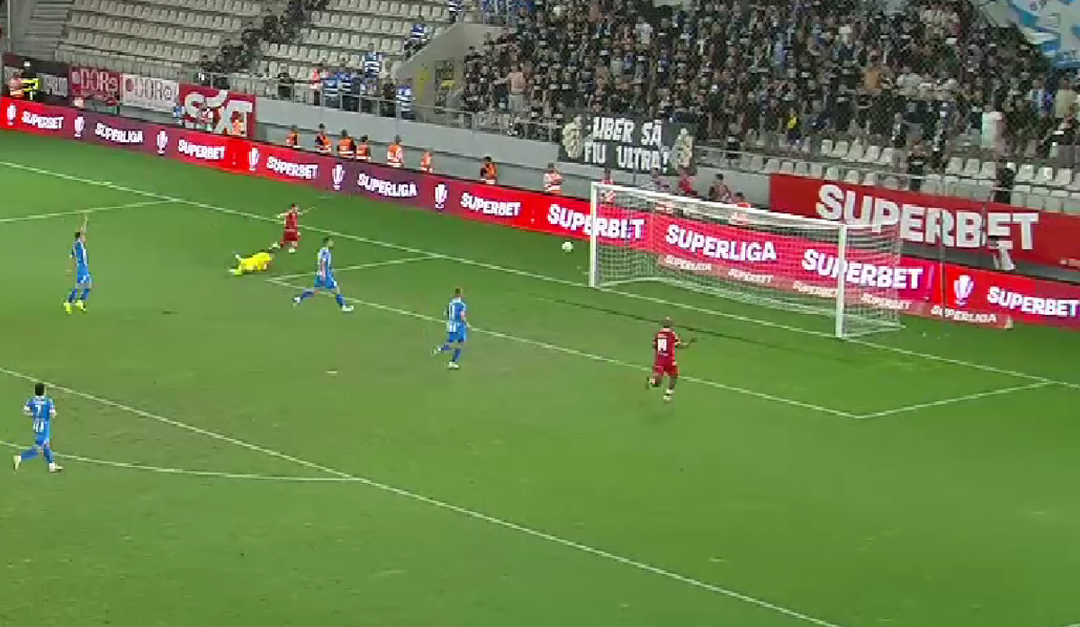 Ahmed Bani, gol după 32 de secunde în poarta Universității Craiova