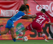 Cartonaș roșu direct! » Fotbalistul lui Dinamo a fost eliminat după o intrare violentă