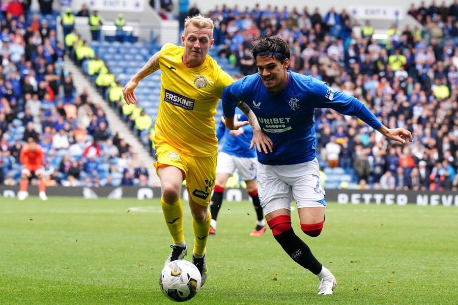 Meciul cu Morton (2-1), din turul 2 al Cupei Ligii Scoției, este ultimul pentru Ianis Hagi în tricoul lui Rangers / Foto: Imago S-a aflat! Motivul real din cauza căruia Rangers nu mai vrea să audă de Ianis Hagi » Au plănuit totul la secundă