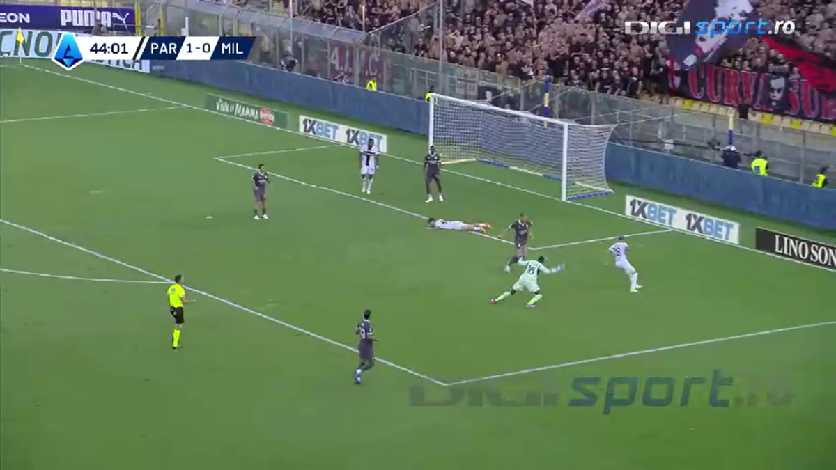 Ratare imensă a lui Mihăilă în Parma - AC Milan