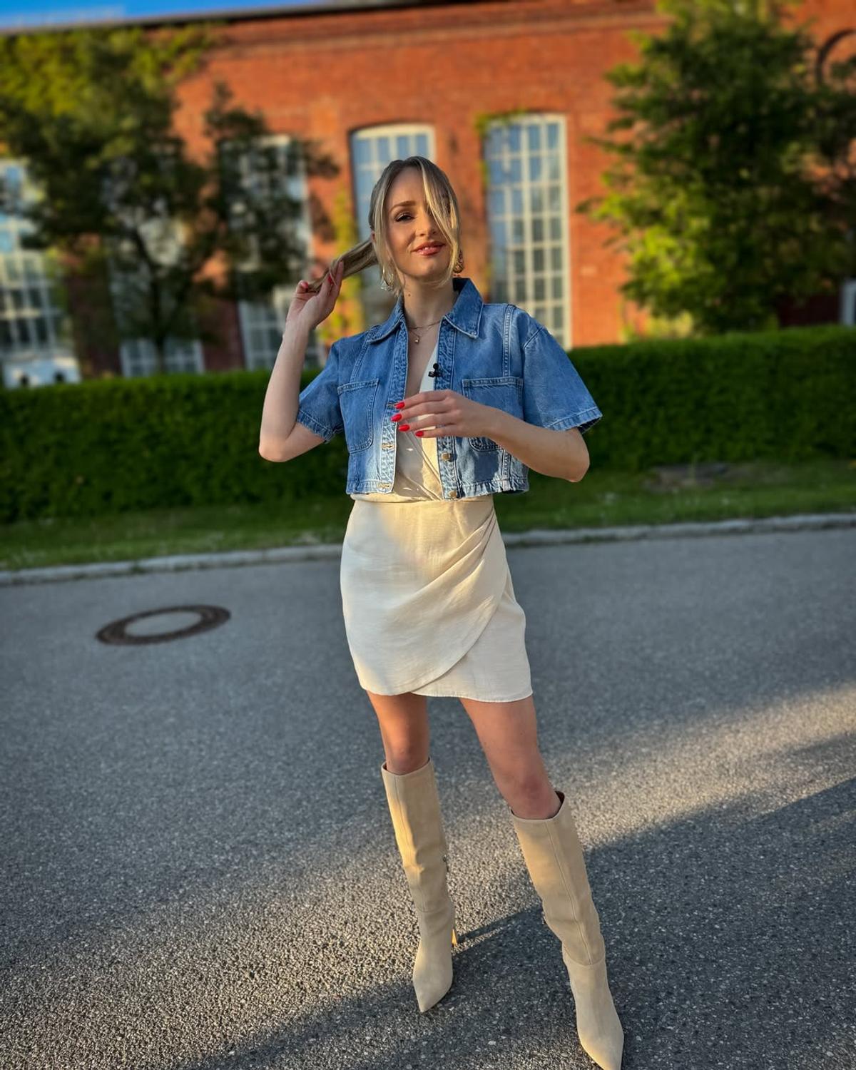 Katharina Kleinfeldt, reportera Sky Germania. Foto: Instagram
