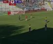 Oțelul Galați - CFR Cluj, gafă la golul de 4-1 / FOTO: Captură TV @Prima Sport 1