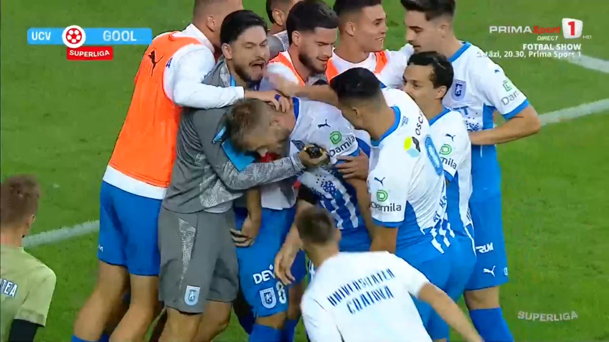Mirel Rădoi, criză de nervi în Craiova - Petrolul » Momente uluitoare: a dat cu pumnii în banca de rezerve