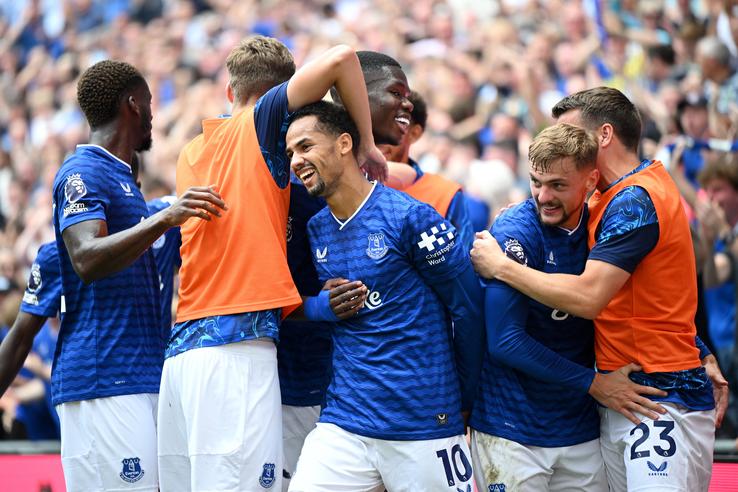 Everton - Brighton, în etapa #2 din Premier League, pe noul stadion al celor de la Everton (Hill Dickinson Stadium) // FOTO: Getty Images