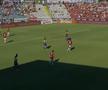 Oțelul Galați - CFR Cluj, gafă la golul de 4-1 / FOTO: Captură TV @Prima Sport 1