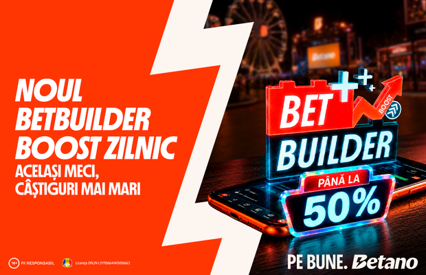 Cote mărite și Bet Builder Boost la meciurile din Liga Campionilor