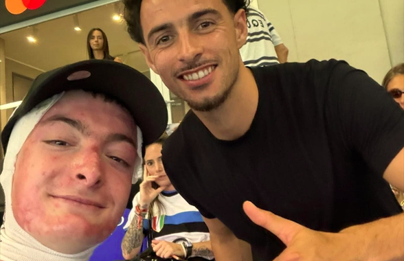 Inter l-a invitat la meciul cu Monza pe tânărul fan care a supraviețuit incendiului din Crans Montana » Atacantul U17 s-a pozat în lojă cu Mkhitaryan și Jones