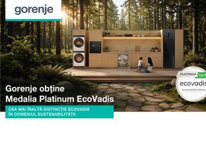 Gorenje a primit din nou Medalia Platinum EcoVadis