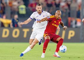 Seară neagră pentru Radu Drăgușin » AS Roma a spulberat-o pe Fiorentina, hattrick Malen într-un meci de coșmar pentru român