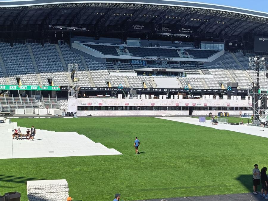 Tehnologia care schimbă gazonul stadioanelor din România » Cum a trecut gazonul hibrid de pe Cluj Arena testul celor 4 zile de UNTOLD