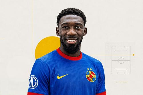 Capitolele la care impresionează Dylan Batubinsika la FCSB. Fotomontaj GSP