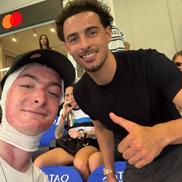 Leonardo Bove s-a pozat pe San Siro cu ultima achiziție a lui Inter, Curtis Jones