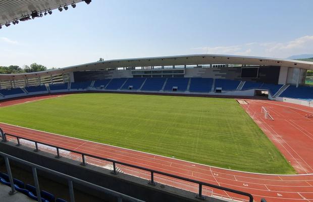 VIDEO + FOTO Stadionul de 24 de milioane de la Tg. Jiu e gata de inaugurare! Anunțul făcut de primar: „Am în vedere acest meci”